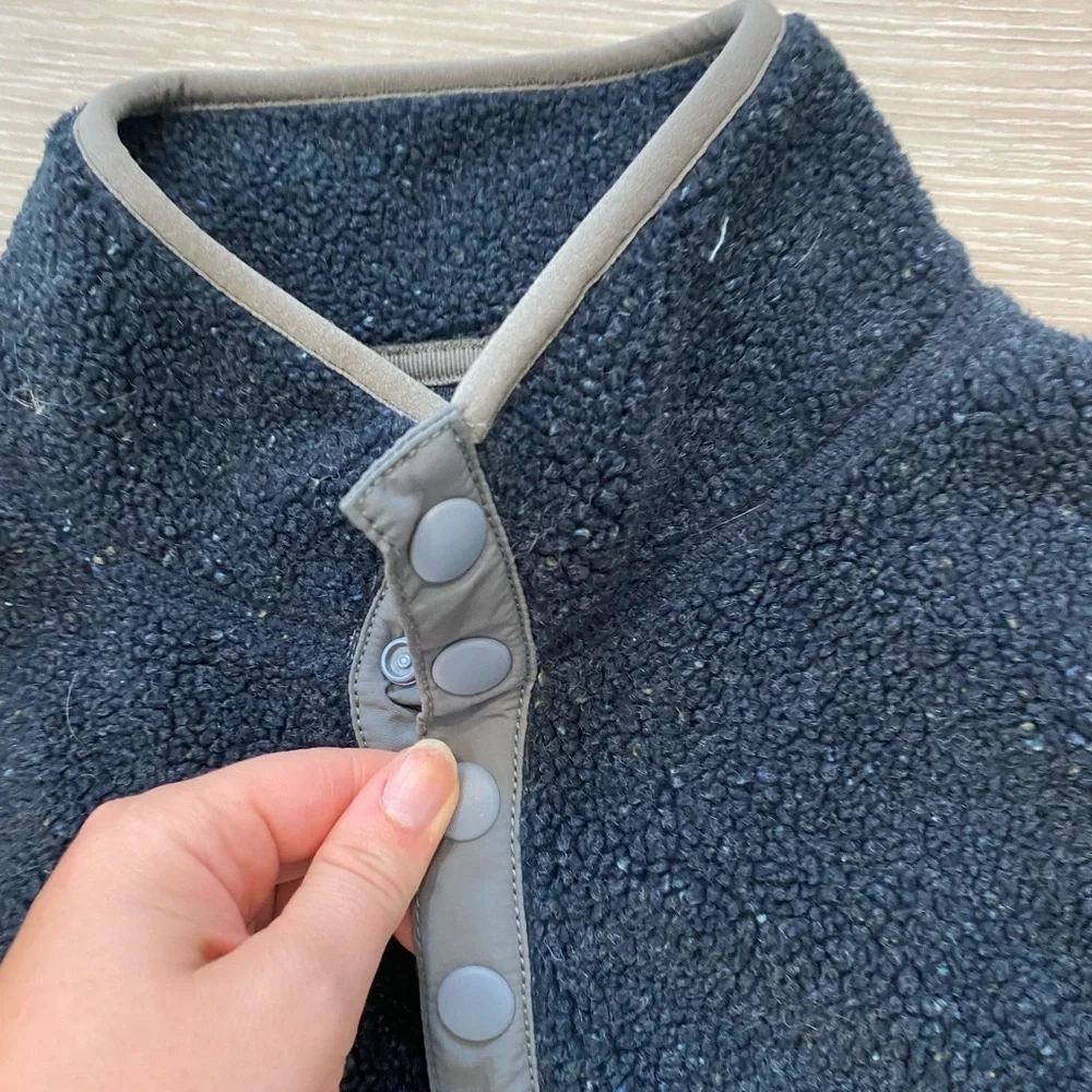 J.Crew Men's Nordic mockneck pullover in sherpa fleece